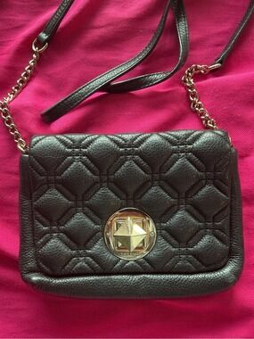 kate spade Black Quilted Crossbody
